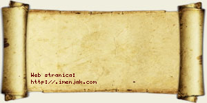 Omilj Andrić vizit kartica